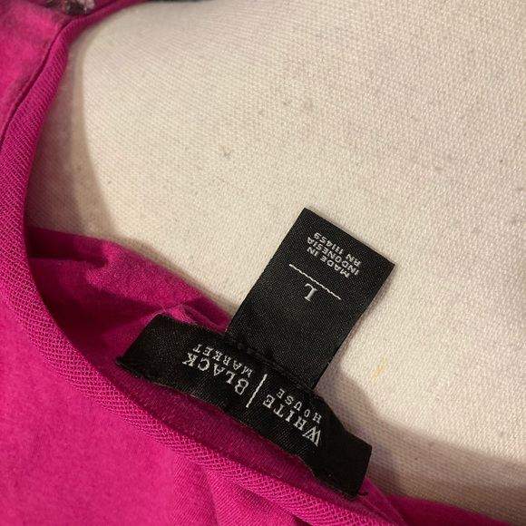 WHBM Embellished rhinestone tank top - Picture 4 of 5